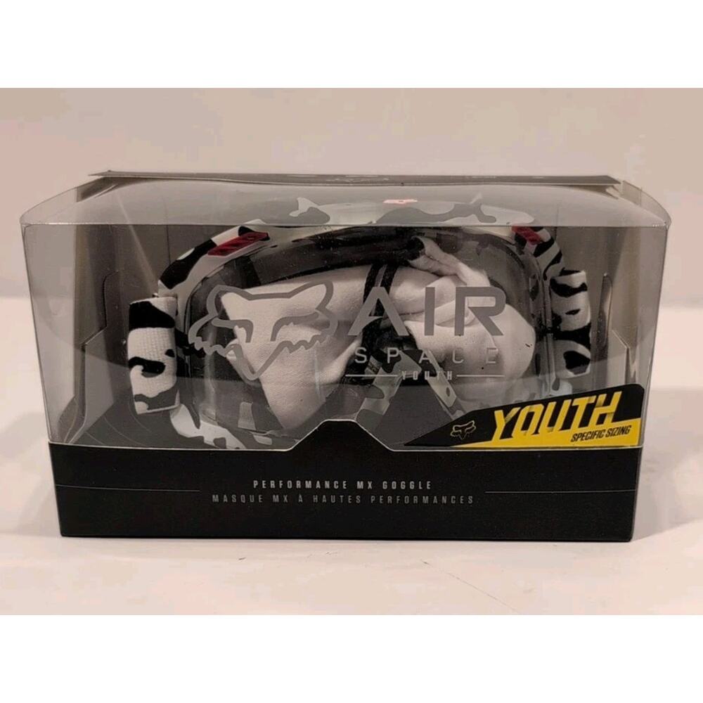 Fox Air Space Youth Motocross Goggles - Clear Lens
